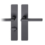 FSB - European Multi-Point Trim - Stainless Steel - Black Color Anodized Aluminum