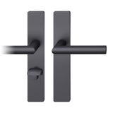 FSB - European Multi-Point Trim - Stainless Steel - Black Color Anodized Aluminum