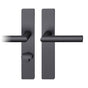 FSB - European Multi-Point Trim - Stainless Steel - Black Color Anodized Aluminum