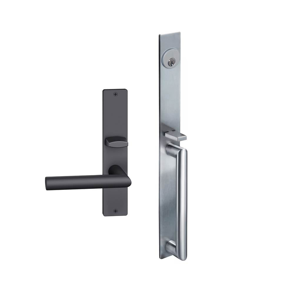 FSB - Thumblatch Entrance Lockset - Satin Stainless Steel,Aluminum