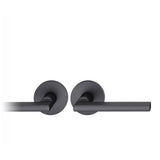 FSB - Tubular Lockset - Anodized Aluminum - Black Color Anodized Aluminum