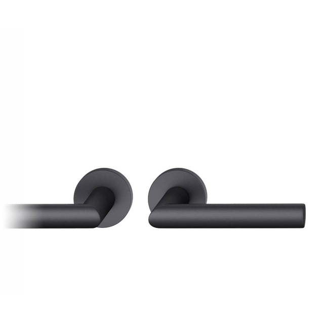 FSB - Tubular Lockset - Anodized Aluminum - Black Color Anodized Aluminum