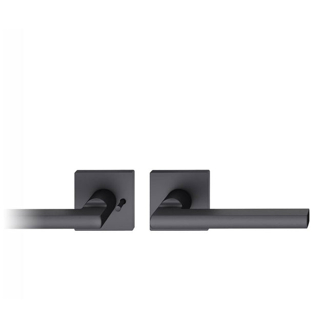 FSB - Tubular Lockset - Anodized Aluminum - Black Color Anodized Aluminum