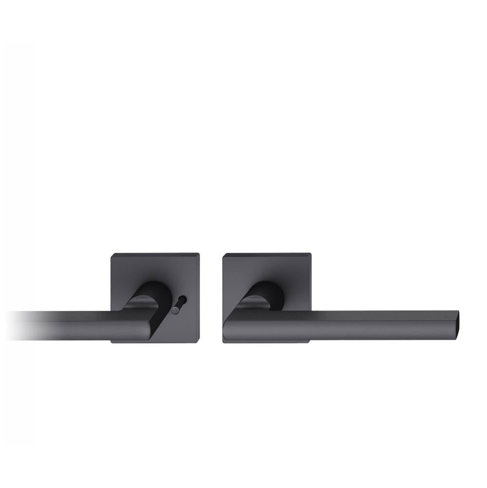 FSB - Tubular Lockset - Anodized Aluminum - Black Color Anodized Aluminum