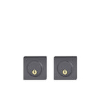 FSB - Keyed Deadbolt - Aluminum - Black Color Anodized Aluminum