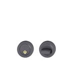 FSB - Keyed Deadbolt - Aluminum - Black Color Anodized Aluminum