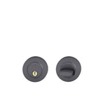 FSB - Keyed Deadbolt - Aluminum - Black Color Anodized Aluminum