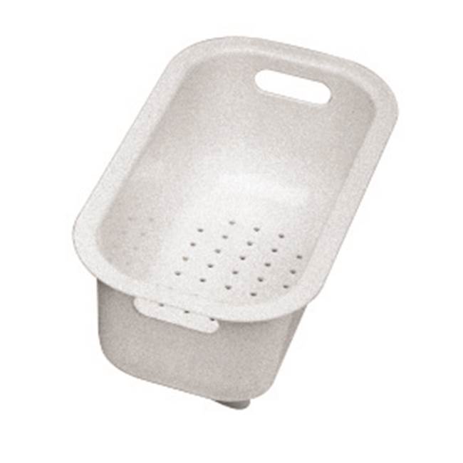 Foster - White Plastic Drilled Bowl Cm 17X32