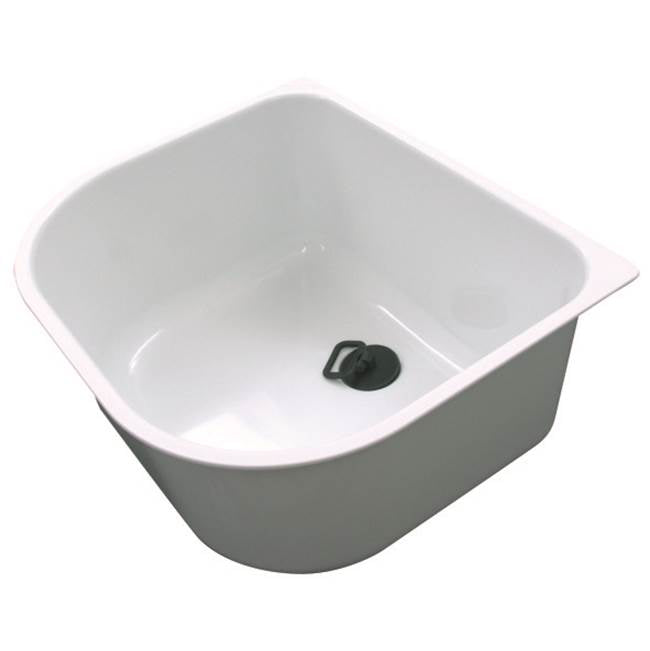 Foster - White Plastic Big Bowl Cm 36X30