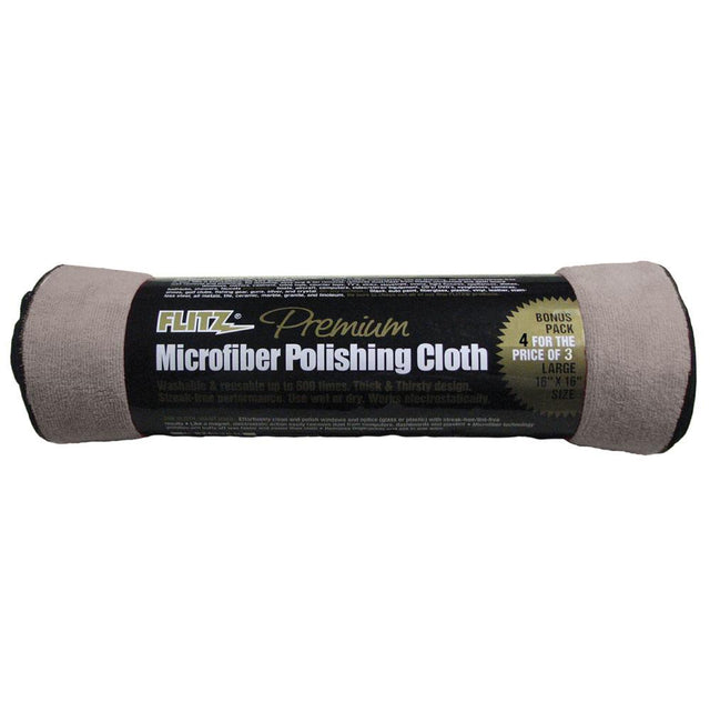 Flitz - 16'' X 16'' Grey - 4Pk Roll