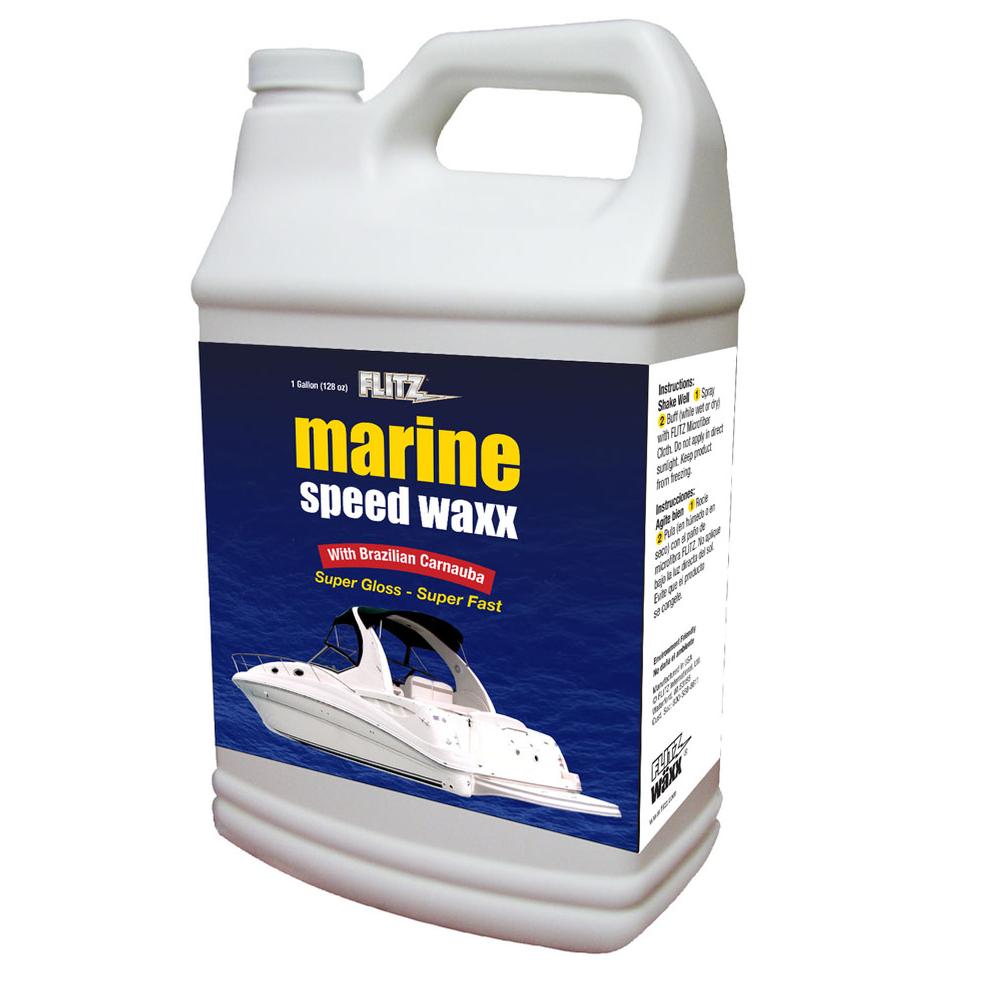 Flitz - Flitz Marine Speed Waxx  1 Gallon / 128 Oz Refill Bottle