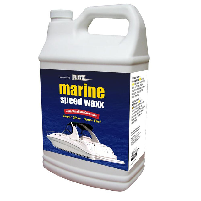 Flitz - Flitz Marine Speed Waxx  1 Gallon / 128 Oz Refill Bottle