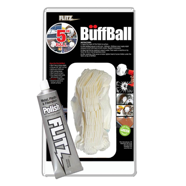 Flitz - 2'' Buff Ball (Wheels, Motorcycle, Boat Accessories)