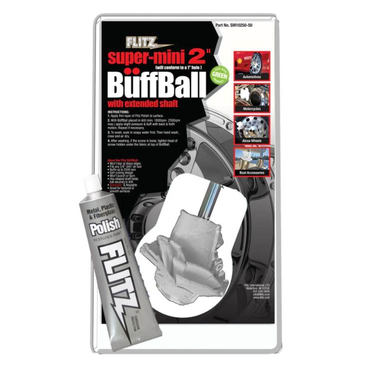 Flitz - 2'' Buff Ball (Wheels, Motorcycle, Boat Accessories)