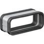Gaggenau - Flat Duct Connecting Piece, Female, Dn 150, Metal