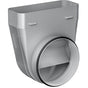 Gaggenau - Flat Duct Adapter Round, 90 Â° Vertical, Dn 150, Metal