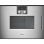 Gaggenau - 200 Series Combi-Microwave Oven, Gaggenau Metallic, Left-Hinged, Controls At The Top, Flush Design