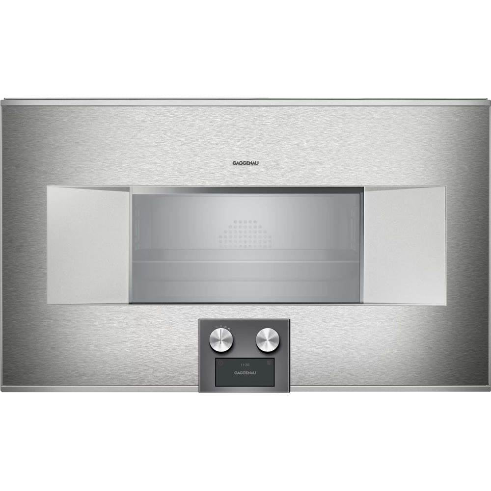 Gaggenau - 400 Series 30'' Combi-Steam Oven, Bottom Controls, Right-Hinged, Plumbed