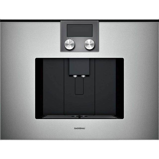 Gaggenau - 200 Series Built-In Fully Automatic Espresso Machine, Tft, Water Tank, Controls On Top, Flush Design