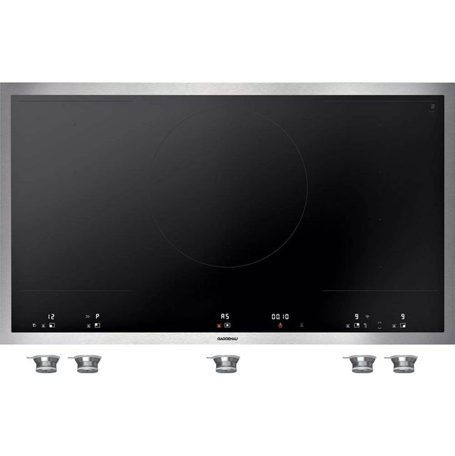 Gaggenau - 400 Series 36'' Vario Induction Cooktop, 2 Flex Induction Zones Plus 13'' Wok Cooking Zone, Home Connect