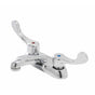 Gerber Plumbing - Commercial 2H Centerset Lavatory Faucet w/ Wrist Blade Handles & Less Drain 0.5gpm Chrome - Chrome