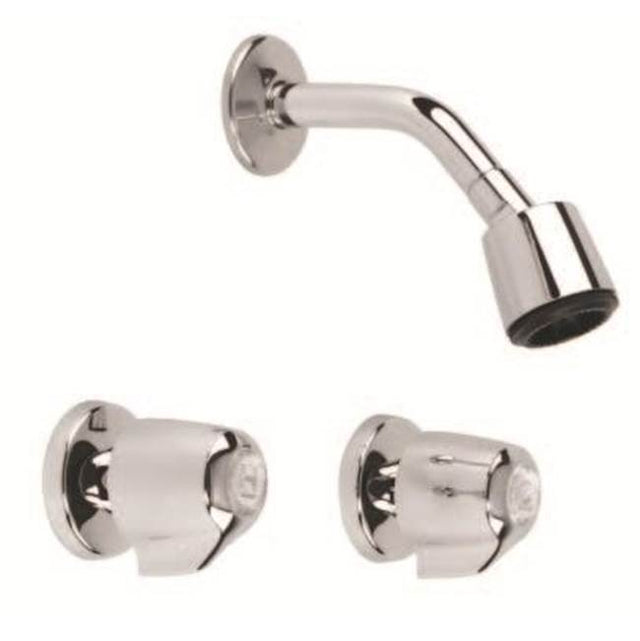 Gerber Plumbing - Gerber Classics Two Handle Sliding Sleeve Threaded Escutcheon Shower Only Fitting with IPS/Sweat Connections 1.75gpm Chrome - Chrome