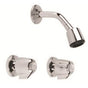 Gerber Plumbing - Gerber Classics Two Handle Sliding Sleeve Threaded Escutcheon Shower Only Fitting with IPS/Sweat Connections 1.75gpm Chrome - Chrome