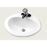 Gerber Plumbing - Luxoval S-Rim Lav 20x17 4''CC White - White