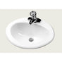 Gerber Plumbing - Luxoval S-Rim Lav 20x17 4''CC White - White