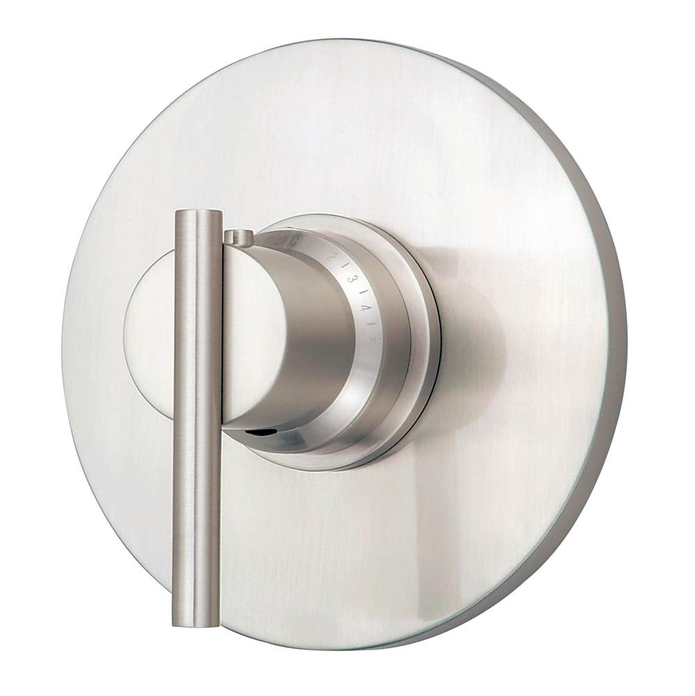 Gerber Plumbing - Parma 1H 3/4'' Thermostatic Valve Trim Kit Brushed Nickel - Brushed Nickel