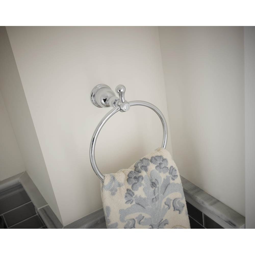 Opulence Towel Ring Chrome