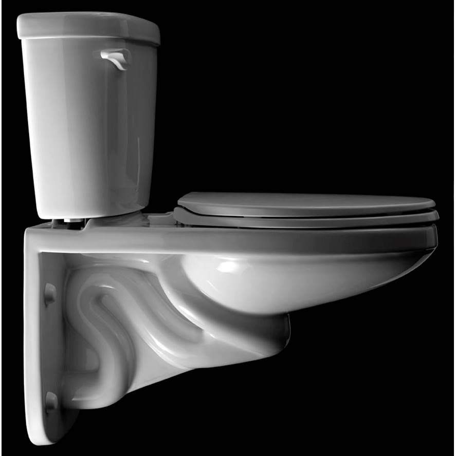Maxwell 1.28gpf Wall Hung Back Outlet EL Combo: G0021970 Bowl w/ G0028970 Tank White