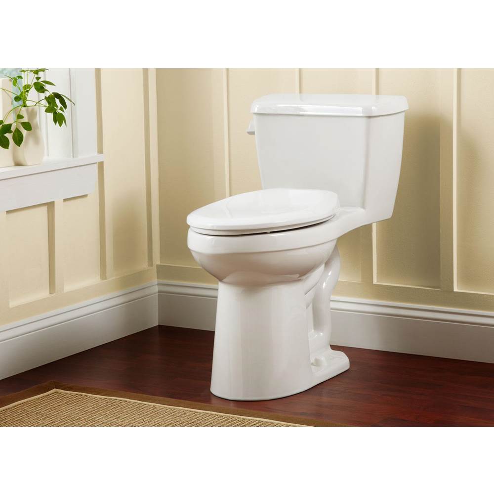Avalanche 1.28gpf One-Piece ADA Compact Elongated 12'' Rough-in White