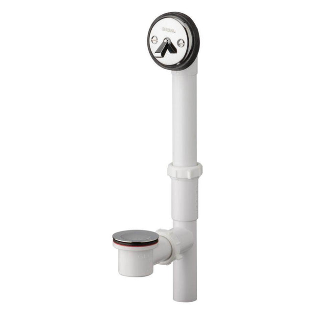 Gerber Plumbing - Gerber Classics PVC Pop-up Drain for Standard Tub Chrome - Chrome