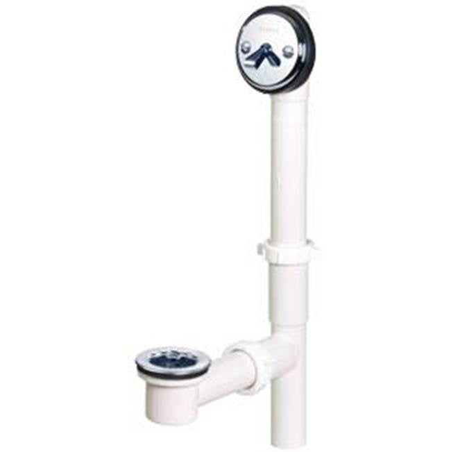 Gerber Plumbing - Gerber Classics PVC Trip Lever Drain for Standard Tub Chrome - Chrome