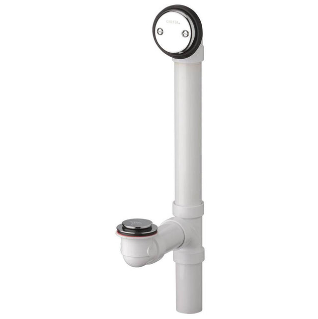Gerber Plumbing - Gerber Classics Schedule 40 PVC Auto Trip Drain for Standard Tub Chrome - Chrome