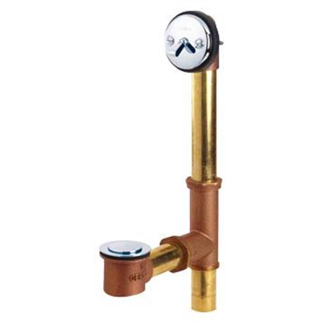 Gerber Plumbing - Gerber Classics Pop-up Fit-all Drain for Standard Tub with Chrome - Chrome