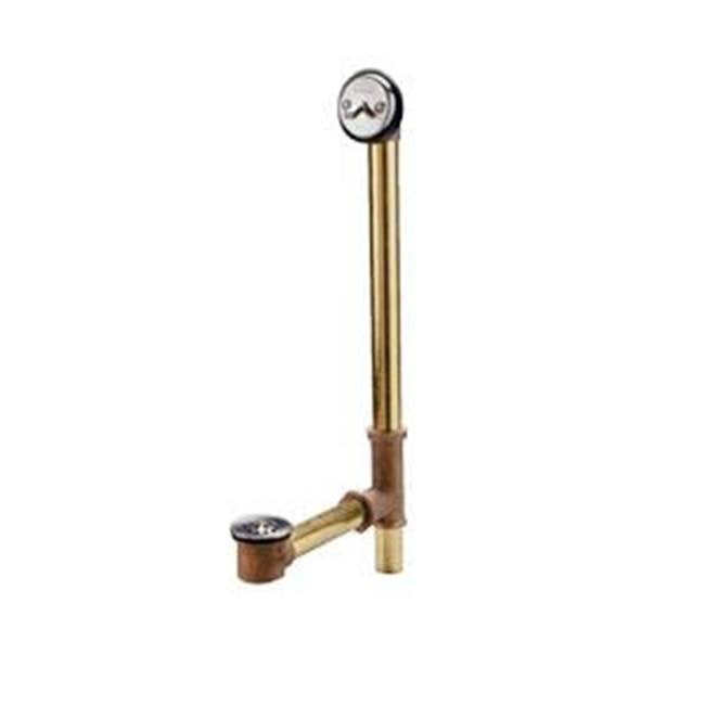 Gerber Plumbing - Gerber Classics Trip Lever Drain for Roman Tub Brushed Nickel Chrome - Chrome
