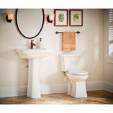 Burr Ridge Standard Single Hole Ped Lav Combo: G0012512 Lav w/ G0029848 Ped White