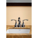 Antioch 2H Centerset Lavatory Faucet w/ 50/50 Touch Down Drain 1.2gpm Chrome