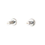 Gerber Plumbing - Gerber Classics 2H Straight Pattern Trim & Compression Valve w/ 3/4'' Sweat Connections Less Handles Chrome - Chrome