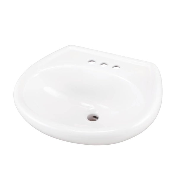 Gerber Plumbing - Maxwell Petite Ped Top 20.5''x17.75'' 4''CC White - White