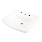 Gerber Plumbing - Burr Ridge 24'' Ped Top 8'' CC White - White