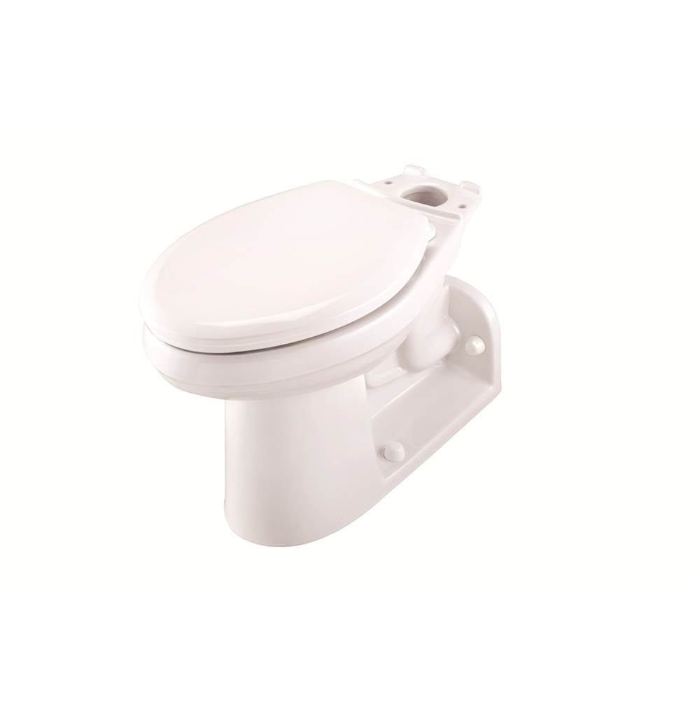 Gerber Plumbing - Maxwell 1.28gpf Floor Mount Back Outlet ADA Elongated Bowl White - White