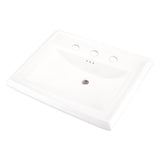 Gerber Plumbing - Logan Square Standard Ped Lav 27.38''x21.25'' 8''CC White - White