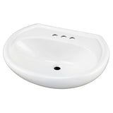 Gerber Plumbing - Maxwell Ped Top 25.2''X20.5'' 4''CC White - White