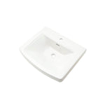 Gerber Plumbing - Hinsdale Petite Ped Top 21''x18'' Single Hole White - White