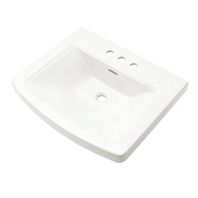 Gerber Plumbing - Hinsdale Standard Ped Top 25''x21'' 4''CC White - White
