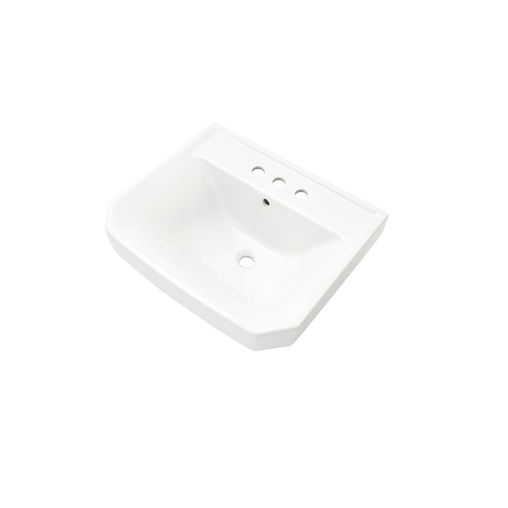 Gerber Plumbing - Viper Petite Ped Top 21.88''x18.5'' 4''CC White - White