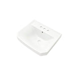 Gerber Plumbing - Viper Petite Ped Top 21.88''x18.5'' 4''CC White - White